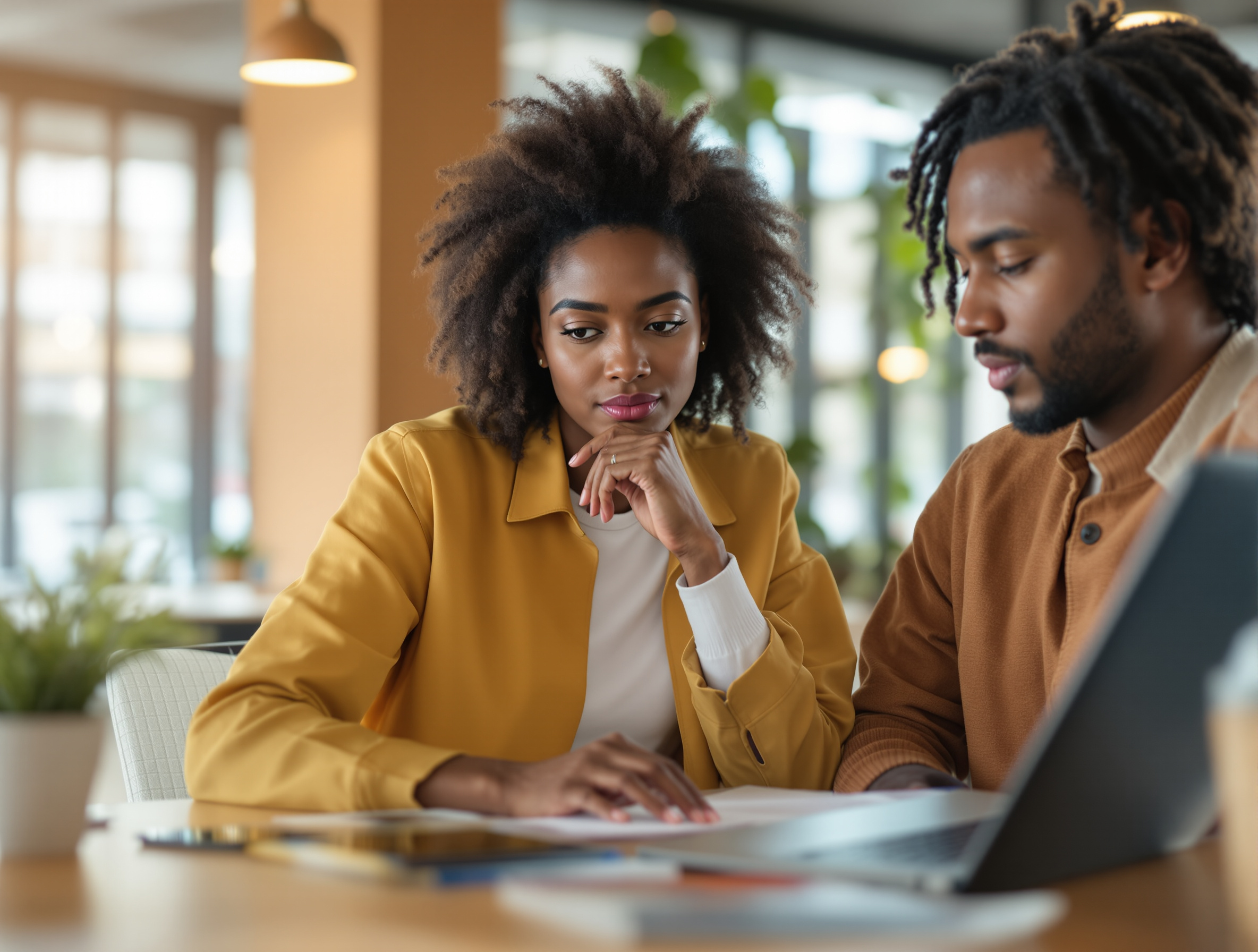 An instructional designer building a training module